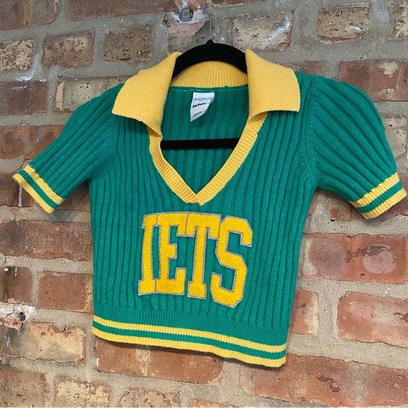 IETS FRANS ribbed collared varsity polo from Urban outfitters women’s size small - Picture 8 of 8